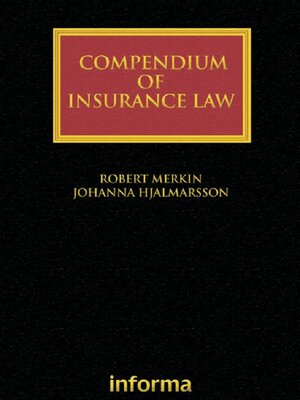cover image of Compendium of Insurance Law